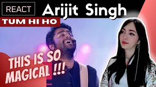 FIRST TIME REACTING to ARIJIT SINGH  Tum Hi Ho Live performance [upl. by Avril]