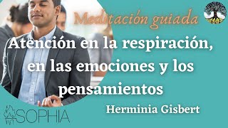 Meditación guiada atención en la respiración en las emociones y los pensamientos [upl. by Grannias]