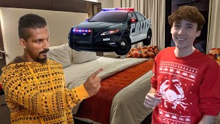 CRAZY Hotel Room Prank on Manager Cops Called [upl. by Schargel]