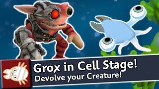 Playing as The Grox in Cell Stage Spore [upl. by Laemaj]