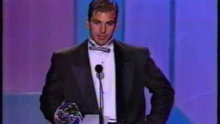 Chris Chelios drops Norris Trophy  1993 [upl. by Satterlee725]