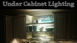 How To Install Under Cabinet LED Lights From IKEA  Our House DIY [upl. by Surtimed]