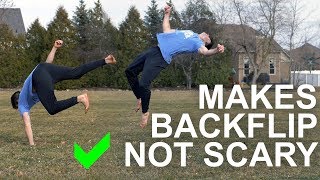 The EASIEST Way to Learn The BACKFLIP [upl. by Ayerhs]