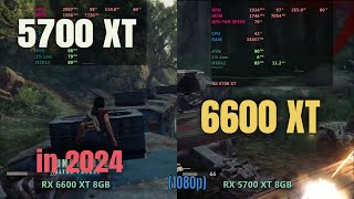 RX 6600 xt vs RX 5700xt in 2024 [upl. by Ancalin]