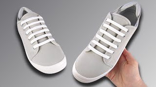 HOW TO BAR LACE SHOES Sneakers Bar Lacing [upl. by Ahseer]