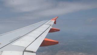 easyJet Landing Madrid Barajas A319 [upl. by Luwana839]