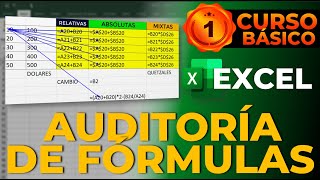 CÓMO HACER AUDITORÍA DE FÓRMULAS EN EXCEL [upl. by Ytirev]