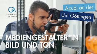 Mediengestalterin Bild und Ton  Azubi an der Uni Göttingen [upl. by Yrekcaz277]