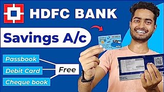 HDFC Bank Account Opening Online 2024  HDFC Zero Balance Account Opening Online  HDFC Bank [upl. by Henson82]