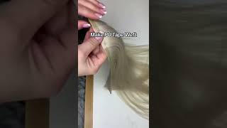 How about this pu weft hair  hairsalon hairtok hairextentions hairstyle [upl. by Aneev]