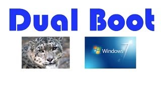 How to Dual Boot Windows 7 and Snow Leopard [upl. by Parcel]