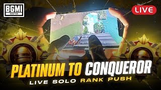 250 Rank🔥Platinum to Conqueror Rank Push Live  bgmi bgmilive bgmishorts bgmihighlights 🚀 [upl. by Clippard]