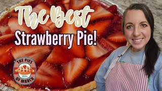 The BEST Strawberry Pie  DELICIOUS AND EASY TO MAKE Pie Recipe [upl. by Jezabelle]