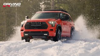 2023 Toyota Sequoia TRD PRO Review and Snow Adventure [upl. by Asor]