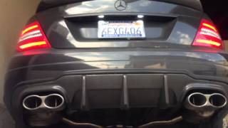 Meisterschaft GT Performance Exhaust on W204 Mercedes Benz C300  X  Pipe [upl. by Trik]