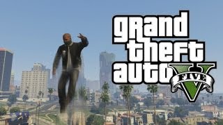 GTA 5  Super Jump Cheat Code Xbox 360 amp PS3 GTA V Gameplay [upl. by Kayley910]