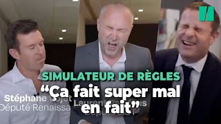 Ces députés expérimentent un simulateur de règles douloureuses [upl. by Kittie]