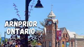 Exploring Arnprior Ontario Canada  Downtown Dining Shopping Robert Simpson Park Hydro Park [upl. by Illib]