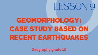 CASE STUDY BASED ON RECENT EARTHQUAKES [upl. by Merwin]