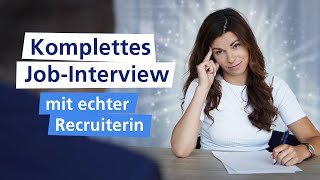 Das Vorstellungsgespräch BEISPIELDIALOG in voller Länge 🚀 I Traumjob [upl. by Llemhar]