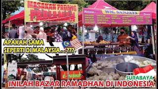 BEGINILAH SUASANA BAZAR RAMADHAN DI INDONESIA  BAZAR RAMADHAN SURABAYA [upl. by Zetnom]