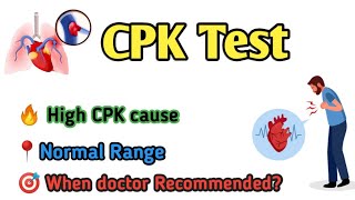 CPK Test  Causes of High CPK  Why cpk done  CPK isoenzymeCPK mb test Medical Core [upl. by Rauch]