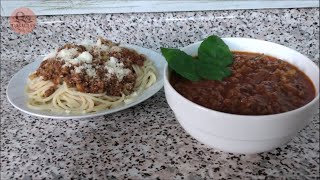 🥣Salsa Para Pasta Italiana Original la autentica pasta Bolognesa la Receta original de la Abuela😲 [upl. by Shultz]