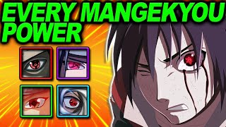 Every Mangekyou Sharingan Power Explained [upl. by Aneev]