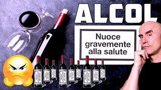 ALCOL nuoce gravemente alla salute oppure no Etichette intimidatorie sugli alcolici oppure no [upl. by Seuqramed]