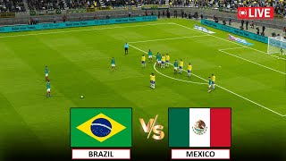 🔴LIVE  Brazil vs Mexico Live Football Match Today I International Friendly Match I PES 21 GAMEPLAY [upl. by Candie602]