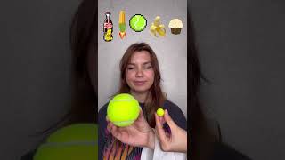 Big or Small challenge 😂 Gummy soda bottle or candy tennis ball 🧐 shorts Best video by Hmelkofm [upl. by Amalea669]