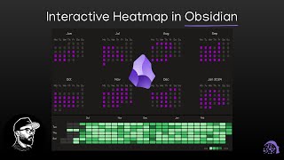 How to Create Interactive Heatmap and Track your Habits in Obsidian [upl. by Glennis689]