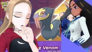 Geeta spins all over Lucy’s Ultimate Battle  Pokemon Masters EX [upl. by Orsa]