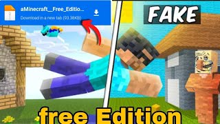 Minecraft Free Edition Map For MCPE Download Minecraft Fake Edition For 121🤩 [upl. by Rodl]