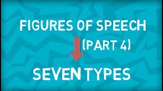 Types of Figures of Speech  Seven Types  Part 4  Synechdoche Antithesis Pun [upl. by Murdock]