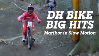 DOWNHILL MTB Big HITS  Maribor World Cup DH Timewarp [upl. by Adarbil612]