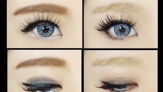 How To  Makeup Fix 3  Natural EyeEnlarging [upl. by Esilahc]