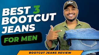 Best 3 Bootcut Jeans For Men 2024 🔥Myntra  mensfashion menswear mensstyle jeans bootcutjeans [upl. by Vanna]