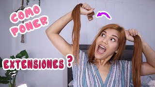 EXTENSIONES CLIP  Cómo ponerlas [upl. by Ahsenar]