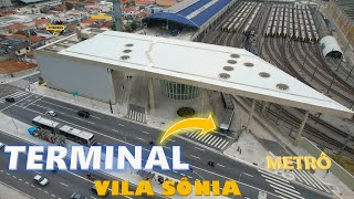 TERMINAL METRÔ VILA SÔNIA LINHA4 AMARELA VOLTAMOS PARA CONFERIR COMO FICOU COM AS LINHAS DE ÔNIBUS [upl. by Hodgkinson450]