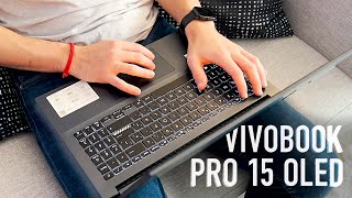 Una pantalla increíble 🤯  Asus Vivobook Pro 15 OLED [upl. by Leirud]