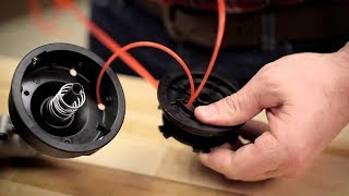 How to install your line on a Echo Trimmer srm 225 fast and easy [upl. by Ahsiemal]