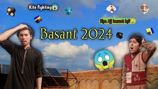 BASANT 2024  KITE FESTIVAL  KITE FlYING 2024  KITE FIGTING🔥 [upl. by Nyvlem263]