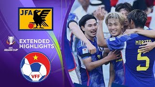 Japan vs Vietnam  Extended Highlights  AFC Asian Cup  CBS Sports Golazo [upl. by Photima130]