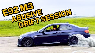 Stress TESTING My E92 M3 AT The TRACK BIG DRIFTS 6MT POV [upl. by Ashton]