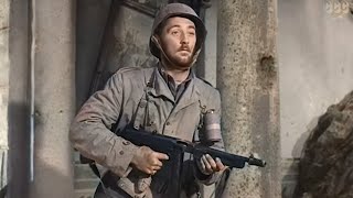 Action War  Story of GI Joe 1945  Robert Mitchum  Colorized movie  subtitles [upl. by Lambard]