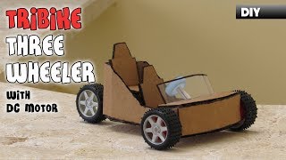 How to make a TriBike  Three wheeler vehicle  DIY [upl. by Siletotsira]