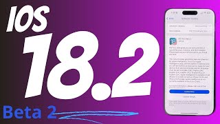 iOS 182 beta 2 disponible  Nouveautés sur iPhone  Localiser Raccourcis Apple Intelligence [upl. by Naujek]