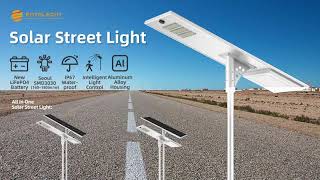 all in one solar street light（16：9） [upl. by Sherfield]