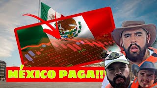 Histórico Reacción México reduce su deuda externa ❤️🎉🎉🎉 [upl. by Hsot]